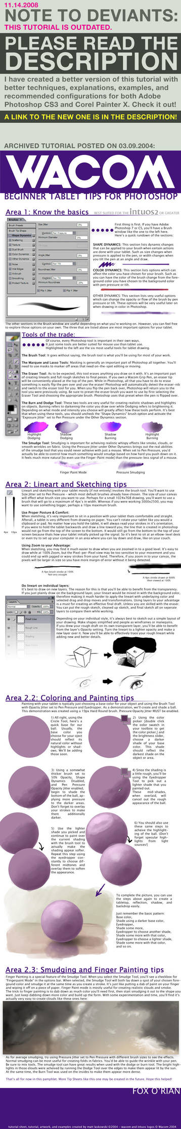 WACOM Starter Tablet Tips 2004 by fox-orian
