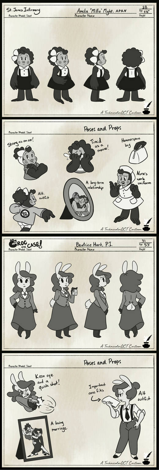 TTOCT Ref- Millie and Bea by Pitafish