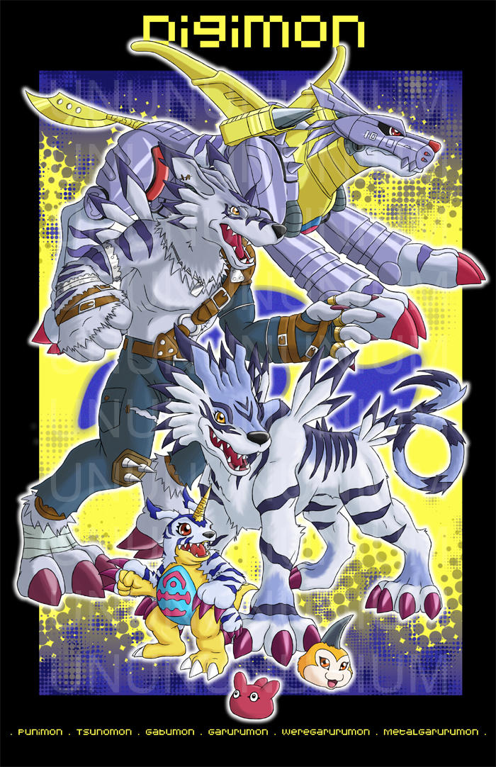 gabumon evolution statue