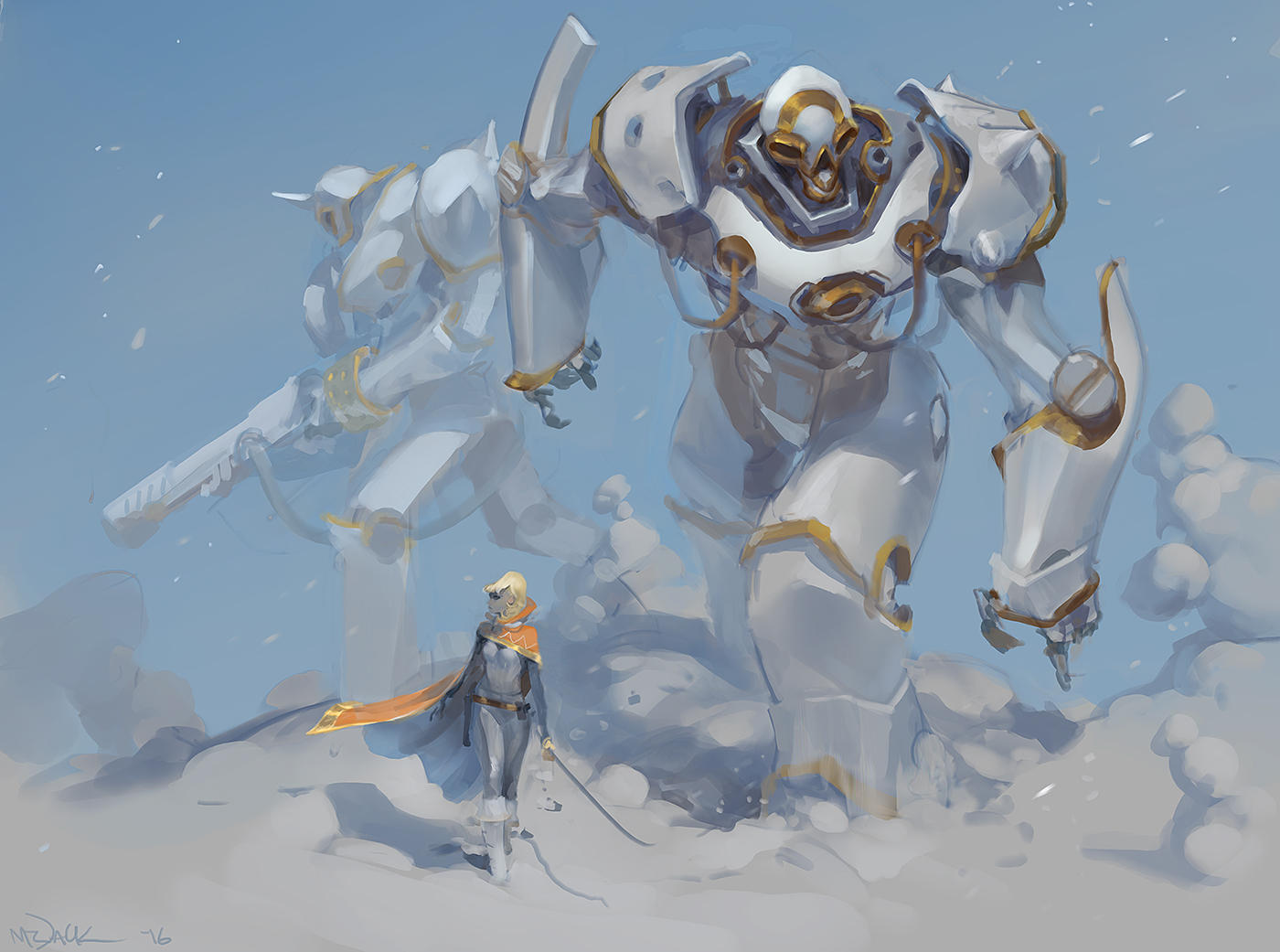Snow Stroll by Mr--Jack