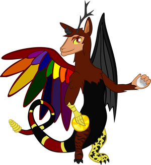 Seven Macaw the Draconequus by Turtlgandalf Seven Macaw the Draconequus by Turtlgandalf