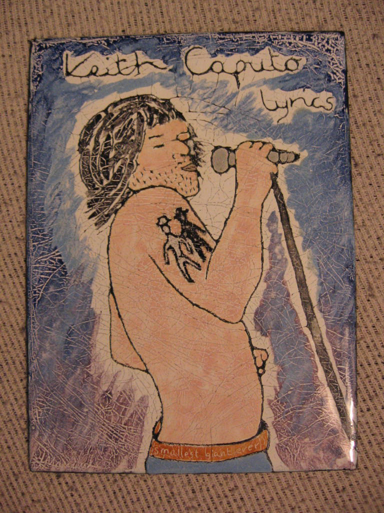 Keith Caputo Lyrics Book cover by Mandula