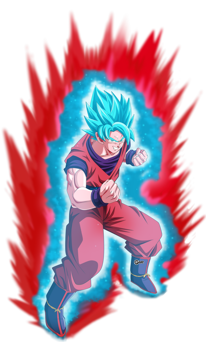 goku ssj blue kaioken by naironkr on DeviantArt
