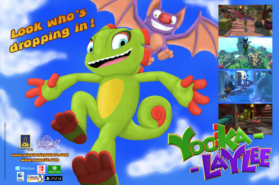 Misc - Yooka-Laylee 90s Style Mag Ad by caat