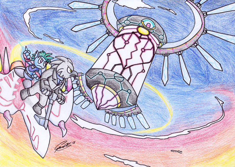 The Present Meets the Past by caat