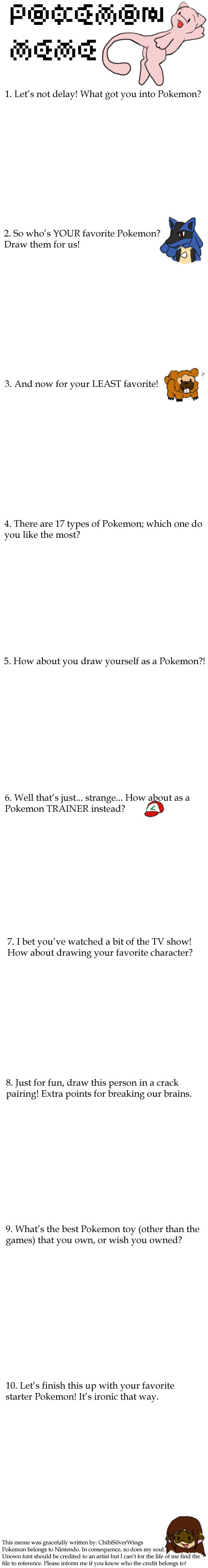 Pokemon Meme by ChibiSilverWings