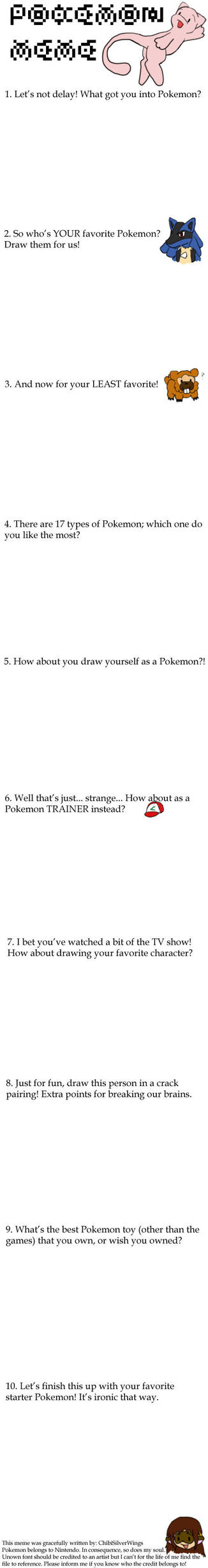 Pokemon Meme by ChibiSilverWings