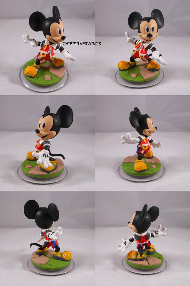 King Mickey Kingdom Hearts Disney Infinity Custom by ChibiSilverWings