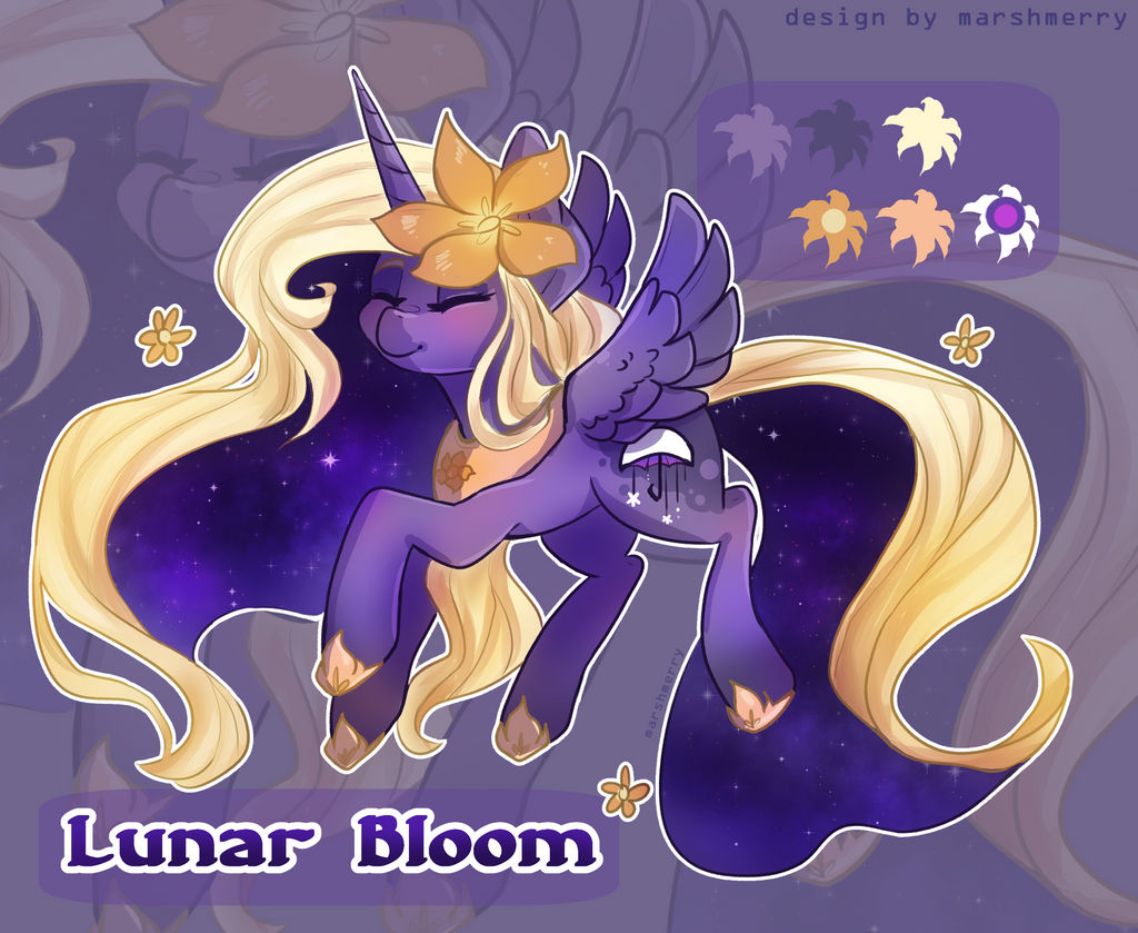 Lunar Bloom by marshmerry on DeviantArt