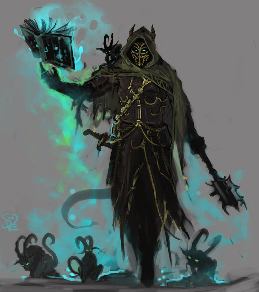 Masked Warlock by Halycon450 on DeviantArt