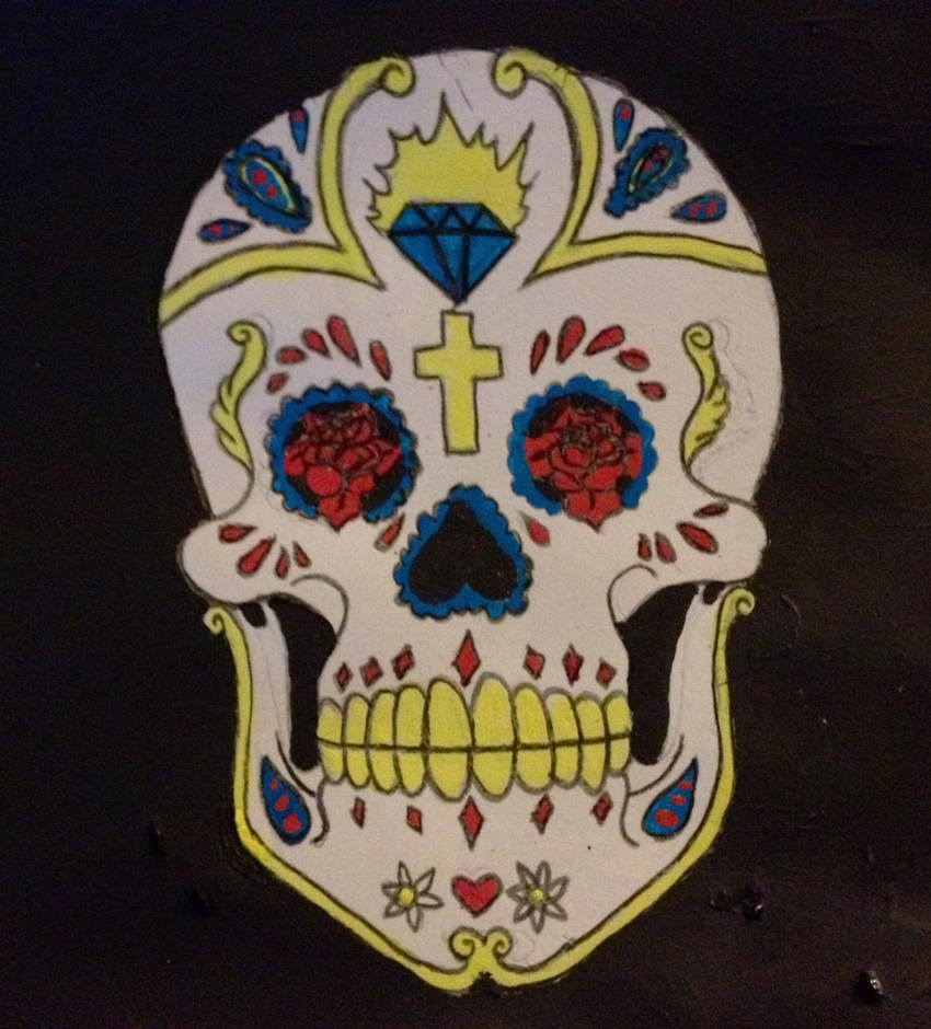 Sugar Skull Drawing By Bewitchedgirl On DeviantArt Sugar Skull Drawing By Bewitchedgirl On DeviantArt
