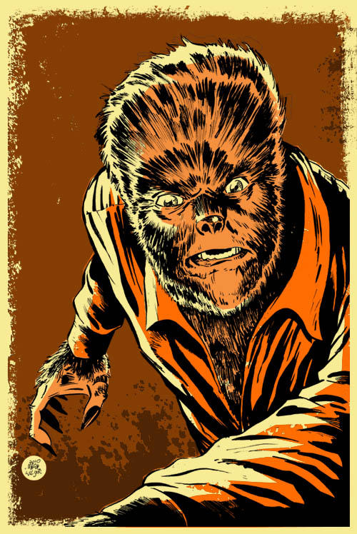 Wolf Man Poster by markwelser