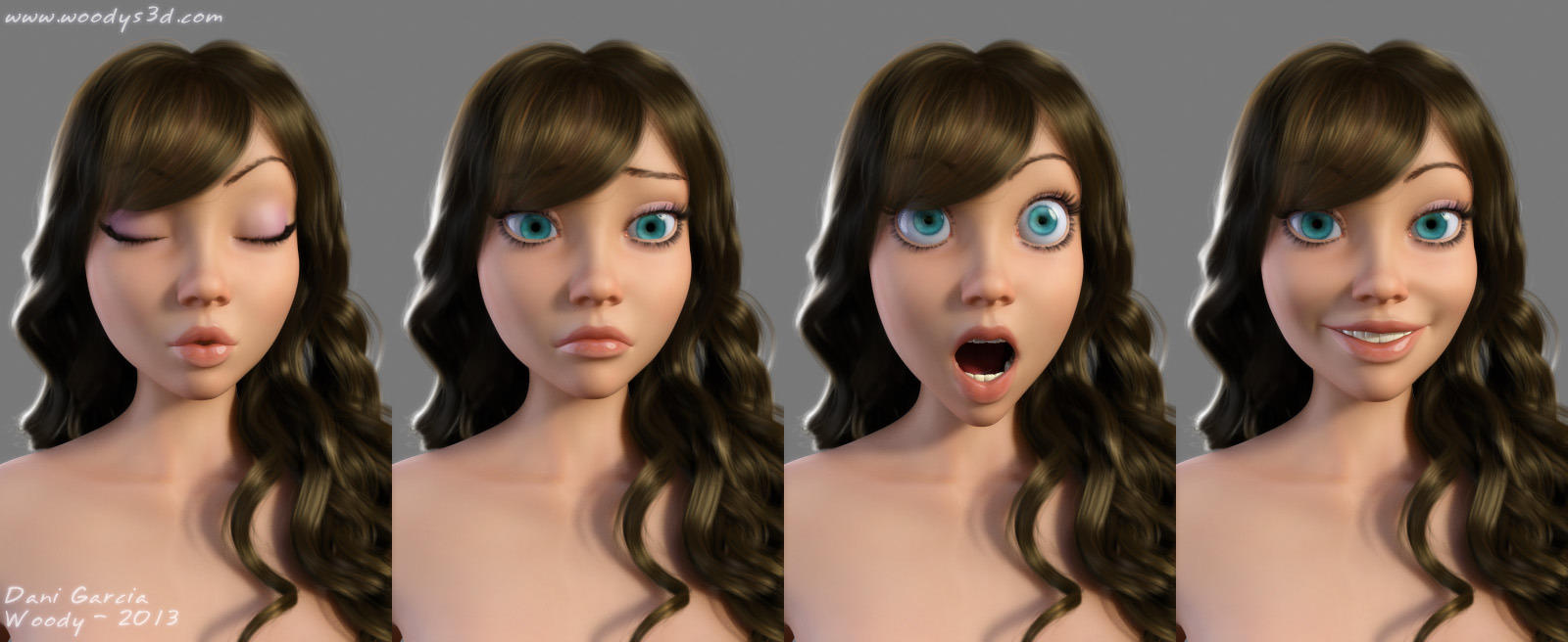 Samantha Morphs Test by Woodys3d