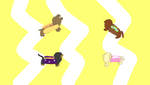 random wieners by puppyart45