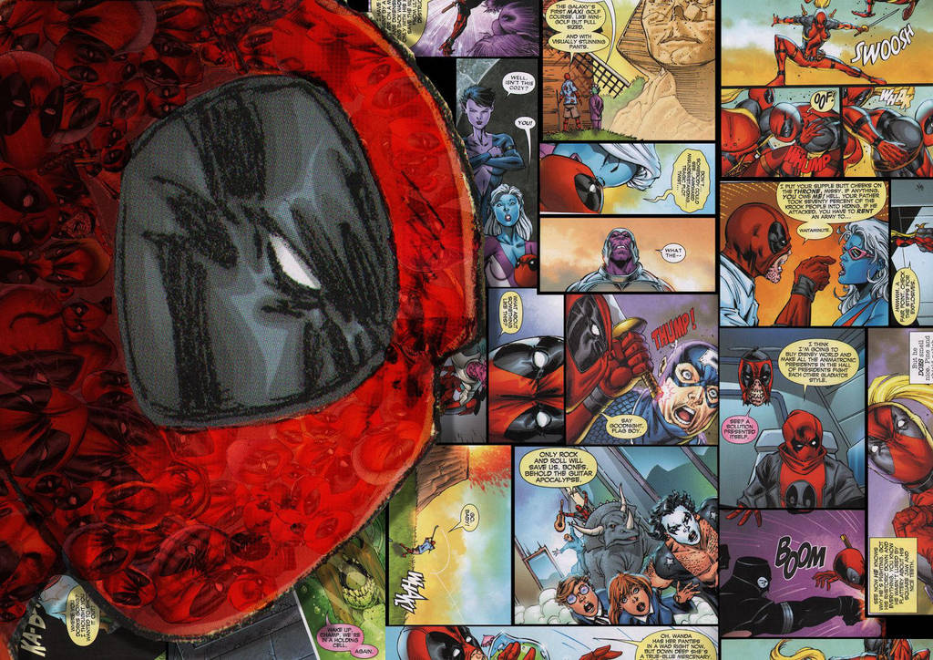 Deadpool Comic Wallpaper By Kassiantyler On Deviantart