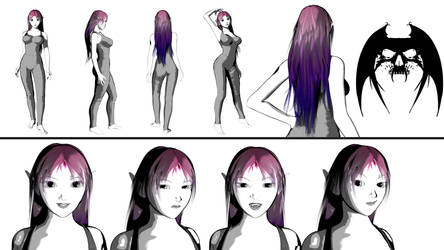 Jinni Character sheet by AnubicDarque