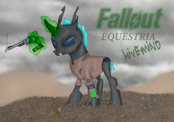 Fallout: Equestria, Hivemind. Hero Redux W Gun by AnubicDarque