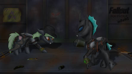 Fallout Equestria, Hivemind chapter 12 Down the ho by AnubicDarque