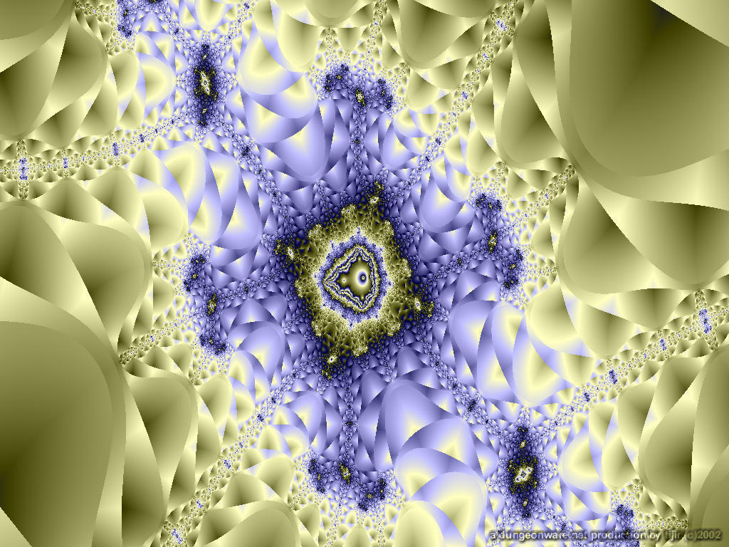 Blue and Gold Untitled by tijir