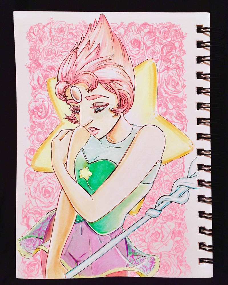 I miss Pearl's season 1 outfit sometimes. Mediums: Microliner, copic, gel pen