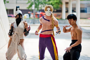 Street Fighter cosplays by adambomb7