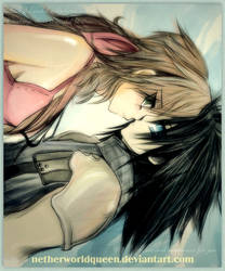 . Zack, Aeris . by NetherworldQueen
