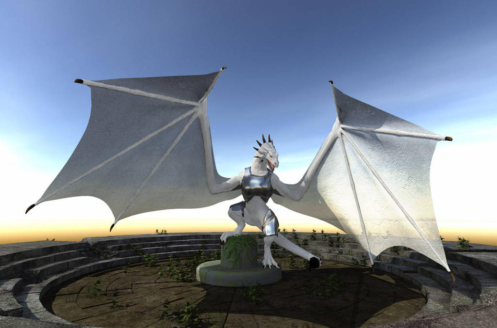 White Wyvern by SylxeriaGuardian