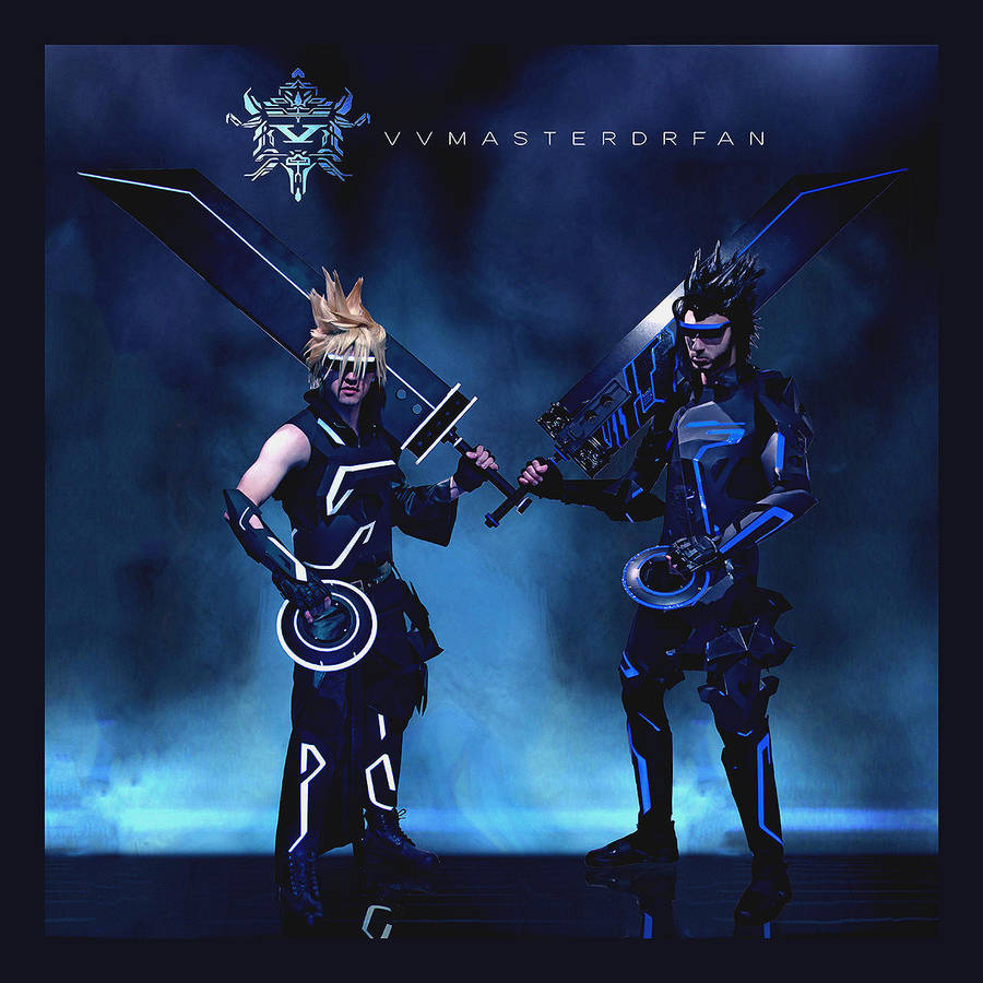 Cloud Strife and Zack Fair - FFVII x TRON by vvmasterdrfan