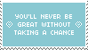 Taking a chance stamp by Mel-Rosey