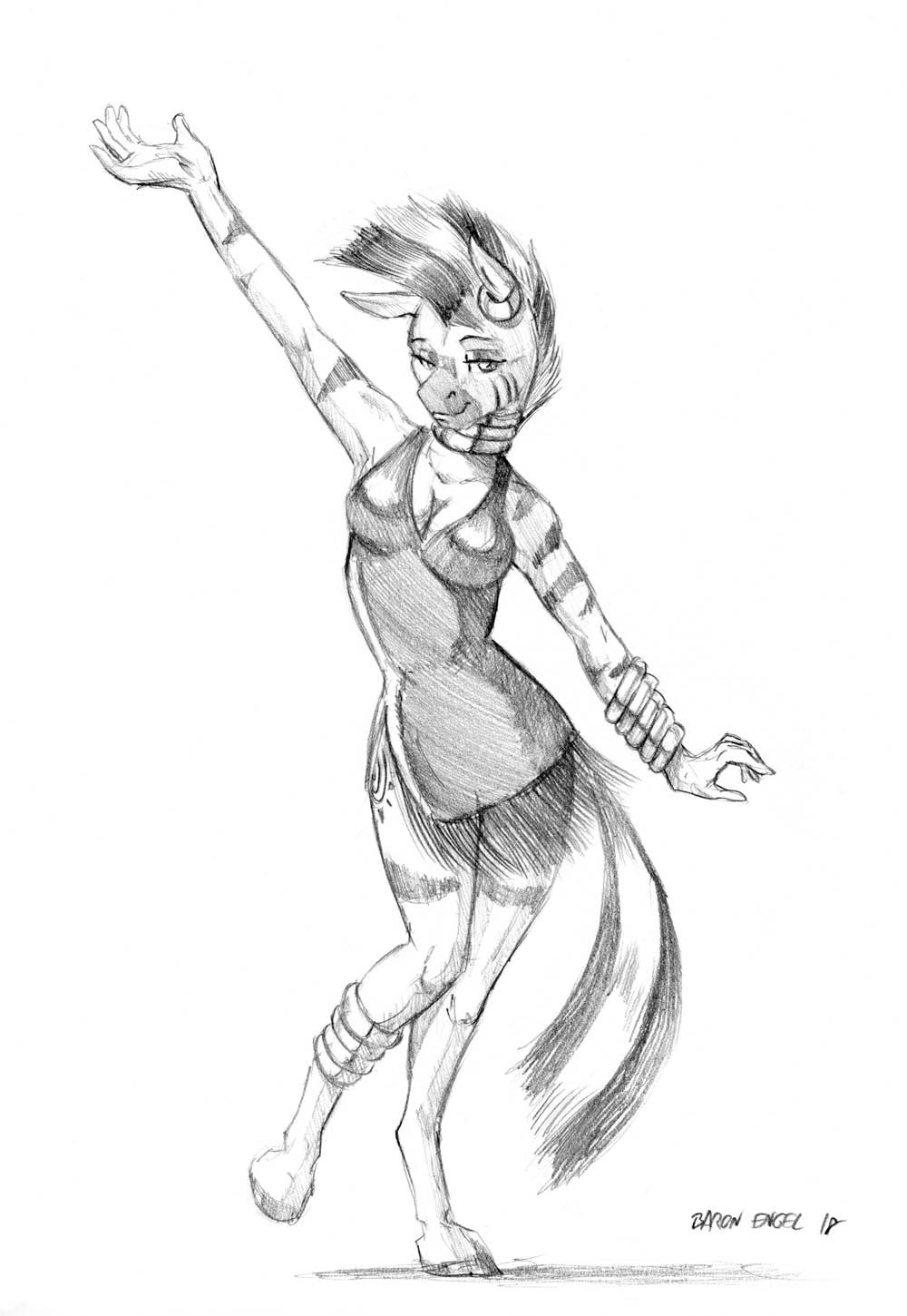 Swinging Zecora by Baron-Engel