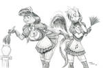 Vinyl dear, do you feel a draft? by Baron-Engel