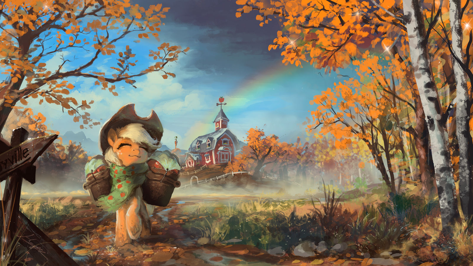 The Last Apples of Autumn by Huussii
