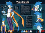 Character Sheet - Yun Arashi by SaiyaGina