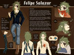 Character Sheet - Felipe by SaiyaGina