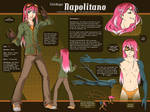 Character Sheet - Napolitano by SaiyaGina