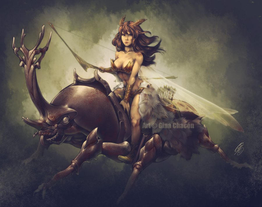 Coleoptera Huntress by SaiyaGina