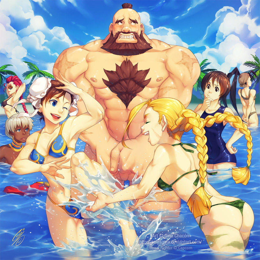 Beach Fighter by SaiyaGina