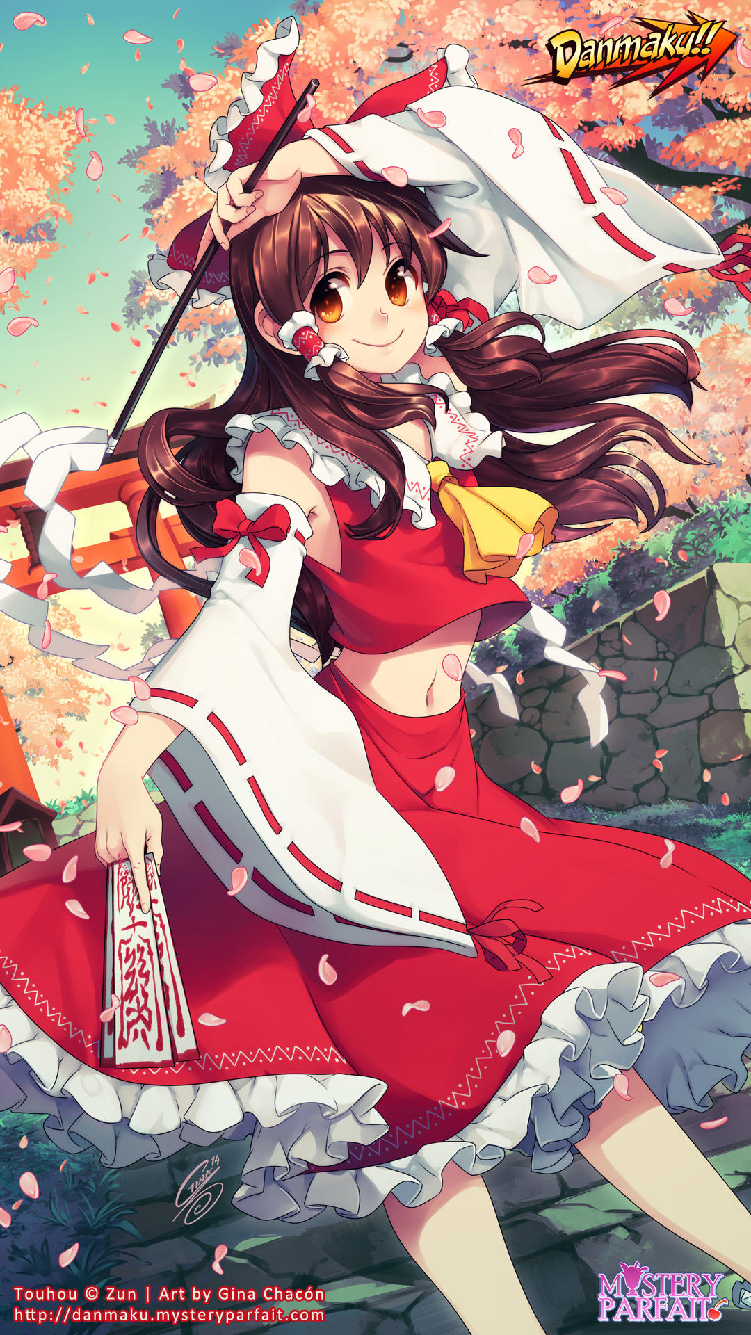 Danmaku!! - Reimu by SaiyaGina
