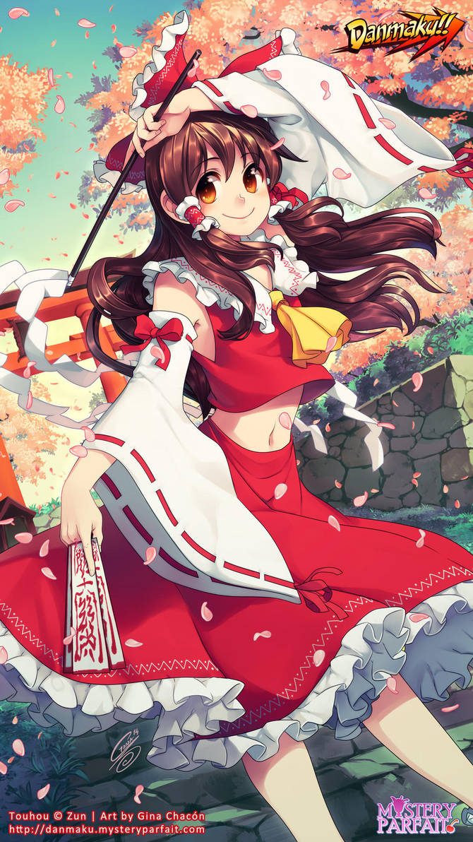 Danmaku!! - Reimu by SaiyaGina