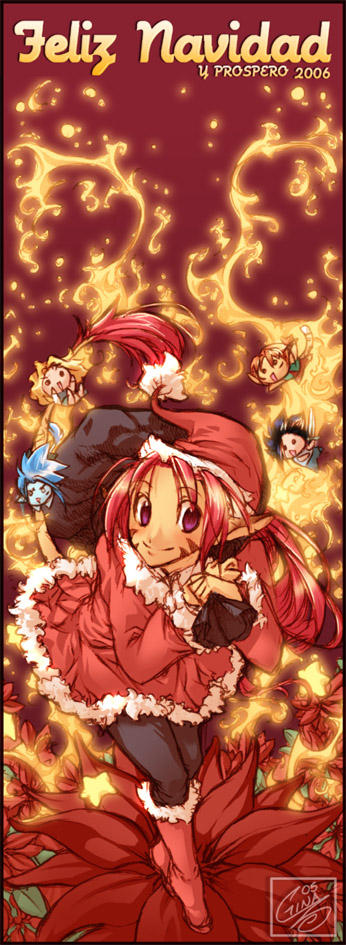 Feliz Roja Navidad by SaiyaGina