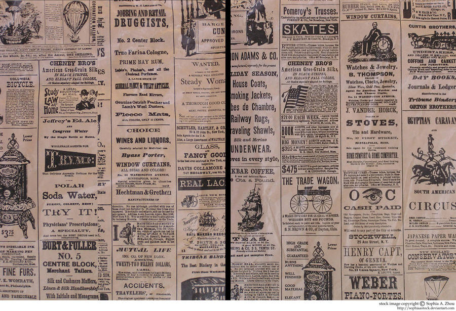 texture: vintage newspaper by sophiaastock
