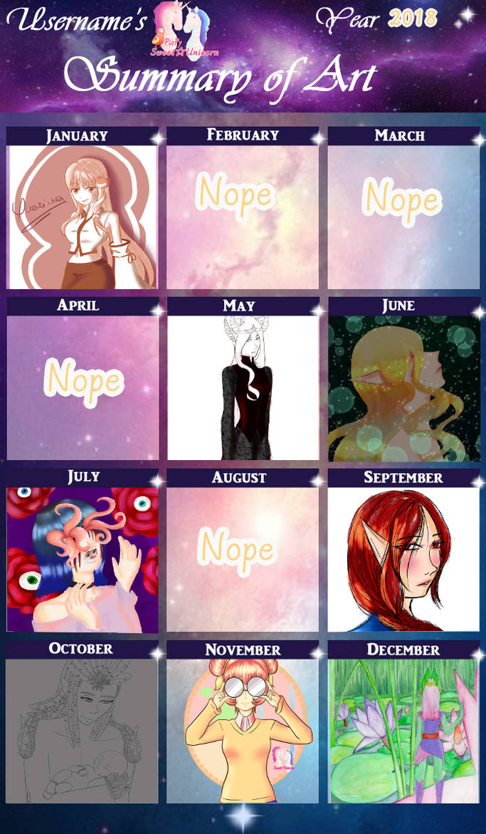 Summary of Art Template by KenotheWolf on DeviantArt