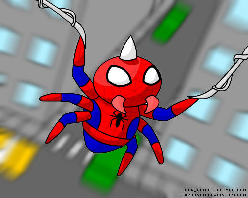 Spinarak-Man by WarBandit