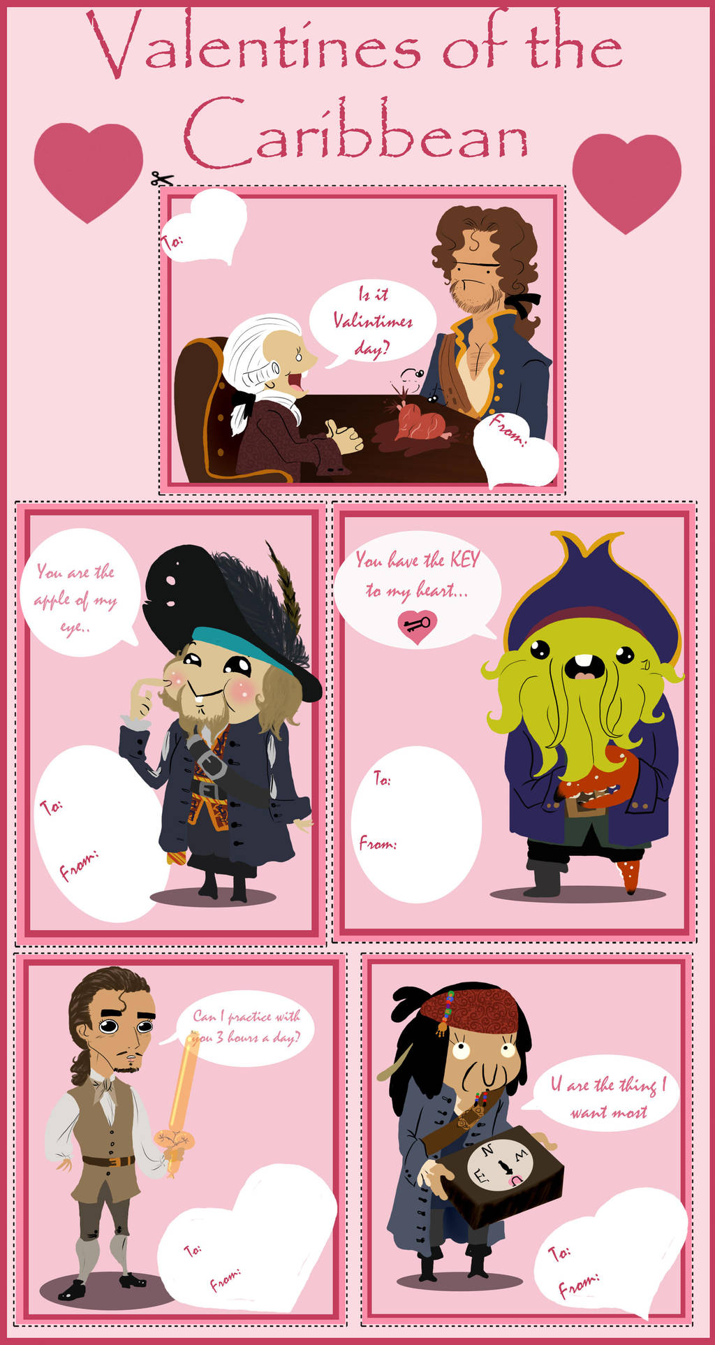 Valentines of the Caribbean by OhSadface