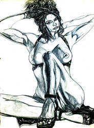Playboy Model picture contrast by sourceofall