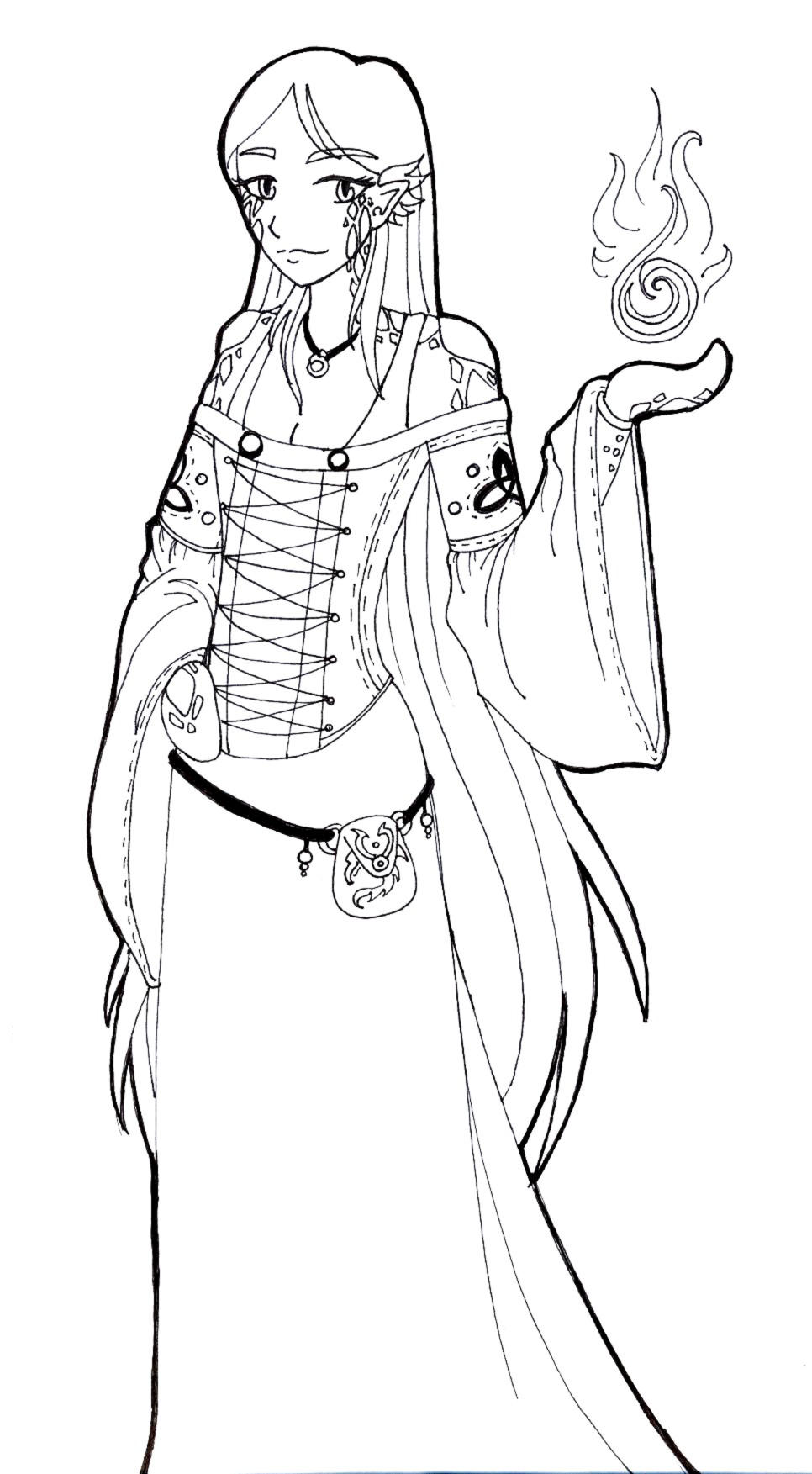 La dame blanche - Lios by Khalija