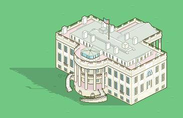 Pixel White House by JaffaCakeLover