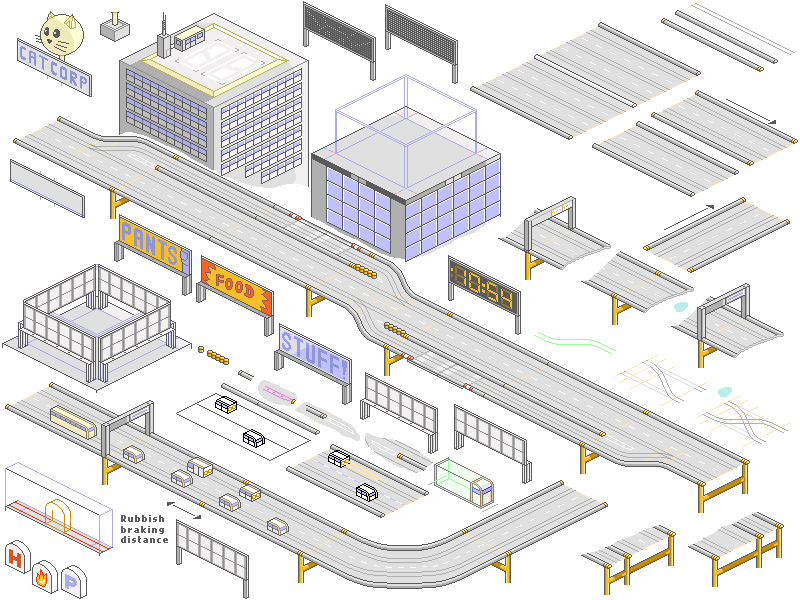 pixelart city sprites 1 by JaffaCakeLover