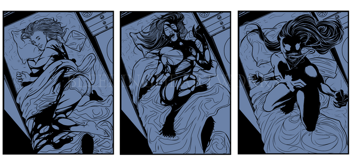Commisson: She-Venom by BleedingHeartworks