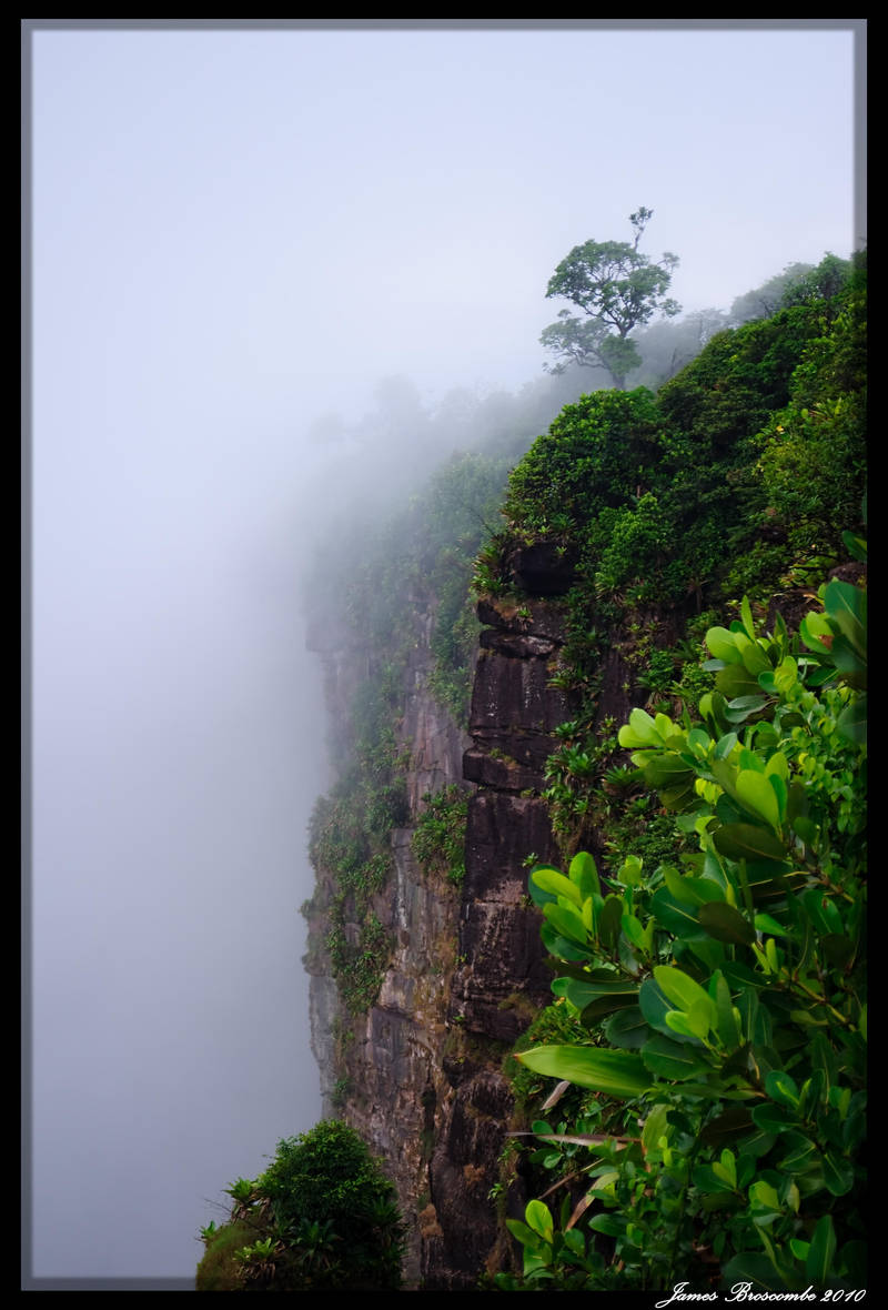Kaiteur in Mist by jmbroscombe